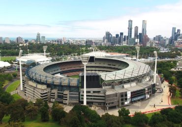 Aerial View of MCG Stadium